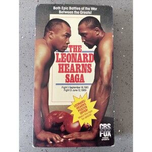 The Leonard/Hearns Saga CBS FOX VHS